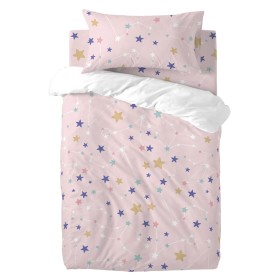 Duvet cover set HappyFriday Mini Sky stars Multicolour Baby Crib 2 Pieces by HappyFriday, Quilts and quilt covers - Ref: D161...