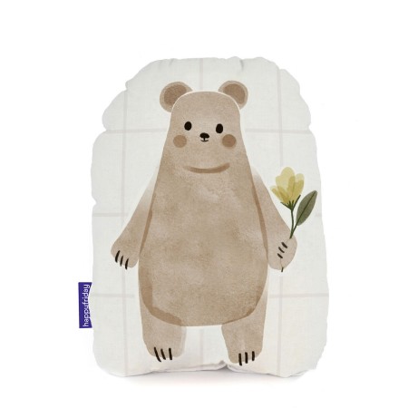 Cushion HappyFriday HF Mini Multicolour Bear 40 x 30 cm by HappyFriday, Back & Body Pillows - Ref: D1613539, Price: 12,39 €, ...