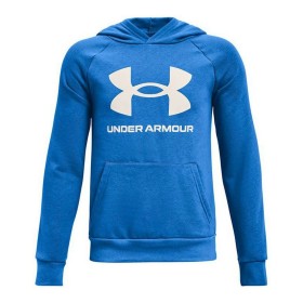 Felpa con Cappuccio Uomo Under Armour Rival Big Logo Azzurro di Under Armour, Uomo - Rif: S6425483, Prezzo: 0,00 €, Sconto: %