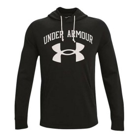 Felpa con Cappuccio Uomo Under Armour Rival Terry Logo Grigio chiaro | Tienda24 - Global Online Shop Tienda24.eu