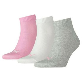 Sports Socks Puma Quarter Plain Grey Pink White (3 pcs) by Puma, Socks - Ref: S6426655, Price: 9,74 €, Discount: %