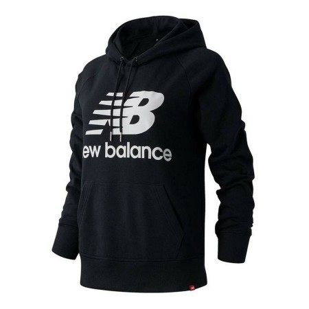 Polar com Capuz Mulher New Balance Essentials Preto | Tienda24 - Global Online Shop Tienda24.eu