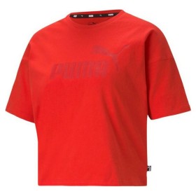 Camiseta de Manga Corta Mujer Puma Essentials Logo Rojo de Puma, Mujer - Ref: S6430813, Precio: 0,00 €, Descuento: %