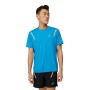 Camisola de Manga Curta Homem Asics Life-Show Azul | Tienda24 - Global Online Shop Tienda24.eu