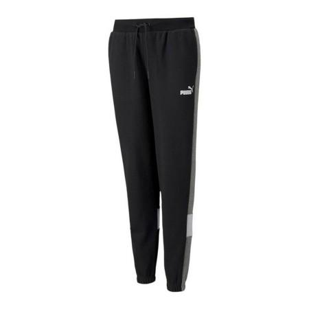 Pantalone Lungo Sportivo Puma Essential+ Colorblock Nero Uomo | Tienda24 - Global Online Shop Tienda24.eu