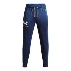 Long Sports Trousers Under Armour Jogger Rival Terry Dark blue Men by Under Armour, Men - Ref: S6431370, Price: 38,94 €, Disc...