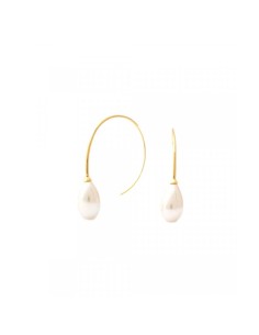 Pendientes Mujer Shabama Shima Latón Bañado en oro 4 cm | Tienda24 Tienda24.eu