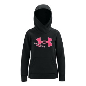 Camisola com Capuz Menina Under Armour Fleece Logo Preto de Under Armour, Menina - Ref: S6431472, Preço: 31,51 €, Desconto: %