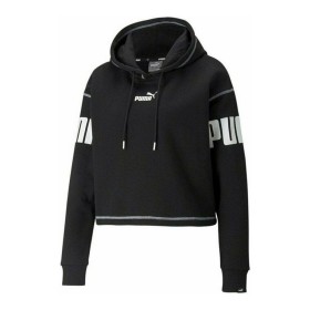 Polar com Capuz Mulher Puma Power Hoodie Fl Bege | Tienda24 - Global Online Shop Tienda24.eu