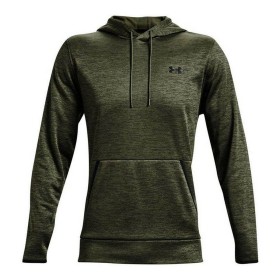 Felpa con Cappuccio Uomo Under Armour Fleece Twist Oliva di Under Armour, Uomo - Rif: S6431530, Prezzo: 49,19 €, Sconto: %