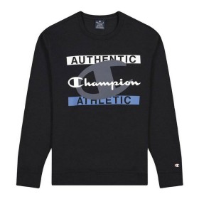 Men’s Sweatshirt without Hood Champion Authentic Athletic Black by Champion, Men - Ref: S6431534, Price: 35,44 €, Discount: %