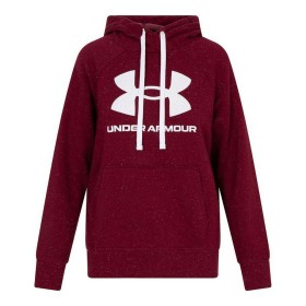 Polar com Capuz Mulher Under Armour Fleece Rival Vermelho Vermelho Escuro de Under Armour, Mulher - Ref: S6431539, Preço: 55,...