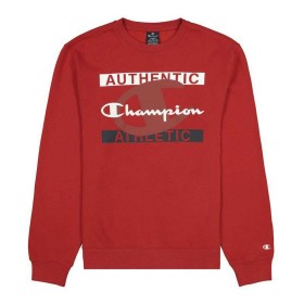 Men’s Sweatshirt without Hood Champion Authentic Athletic Red by Champion, Men - Ref: S6431542, Price: 37,30 €, Discount: %