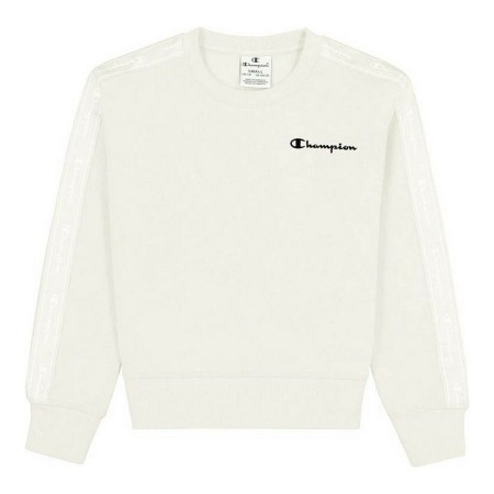 Sweat-shirt Enfant Champion Crewneck Logo Blanc de Champion, Fille - Réf : S6431551, Prix : 0,00 €, Remise : %