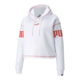 Damen Sweater mit Kapuze Puma Power Hoodie Fl Beige | Tienda24 - Global Online Shop Tienda24.eu