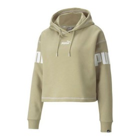 Felpa con Cappuccio Donna Puma Power Hoodie Fl Beige di Puma, Donna - Rif: S6431567, Prezzo: 43,32 €, Sconto: %