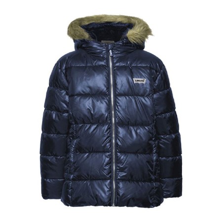 Children's Sports Jacket Levi's Fur Puffer Girl Dark blue by Levi's, Warm clothing - Ref: S6431676, Price: 77,03 €, Discount: %