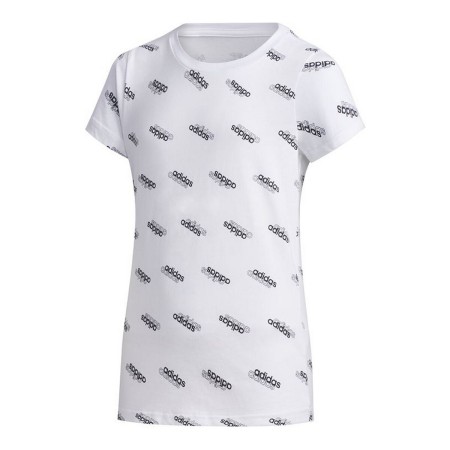 T shirt à manches courtes Enfant Adidas Sportswear Blanc de Adidas, Garçon - Réf : S6432644, Prix : 17,97 €, Remise : %