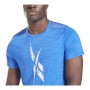 Men’s Short Sleeve T-Shirt Reebok Workout Ready Activchill Blue | Tienda24 - Global Online Shop Tienda24.eu