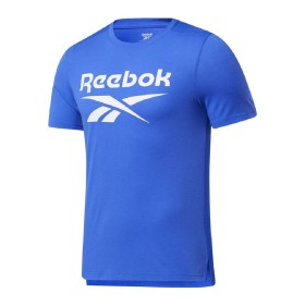 Maglia a Maniche Corte Uomo Reebok Workout Ready Supremium Azzurro di Reebok, Uomo - Rif: S6434704, Prezzo: 19,78 €, Sconto: %