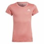 T shirt à manches courtes Enfant Adidas Aeroready Saumon | Tienda24 - Global Online Shop Tienda24.eu