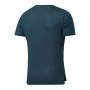 Men’s Short Sleeve T-Shirt Reebok Workout Ready Supremium Cyan by Reebok, Men - Ref: S6434738, Price: 26,37 €, Discount: %