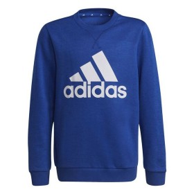 Children’s Sweatshirt Adidas Essentials Big Logo Blue by Adidas, Boys - Ref: S6434787, Price: 34,19 €, Discount: %