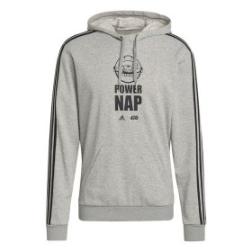 Felpa con Cappuccio Uomo Adidas X Star Wars: The Mandalorian Grigio chiaro di Adidas, Uomo - Rif: S6434792, Prezzo: 47,25 €, ...