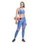 Sporthose Damen Reebok MYT Printed Blau | Tienda24 - Global Online Shop Tienda24.eu