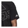 Men’s Short Sleeve T-Shirt Adidas Giant Logo Black | Tienda24 - Global Online Shop Tienda24.eu