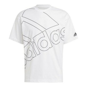 Men’s Short Sleeve T-Shirt Adidas Giant Logo White by Adidas, Men - Ref: S6435073, Price: 0,00 €, Discount: %