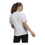 Camisola de Manga Curta Mulher Adidas Giant Logo Branco de Adidas, Mulher - Ref: S6435074, Preço: 0,00 €, Desconto: %