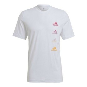 Camiseta de Manga Corta Hombre Adidas Essentials Gradient Blanco de Adidas, Hombre - Ref: S6435077, Precio: 22,68 €, Descuent...