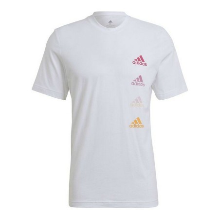 Camiseta de Manga Corta Hombre Adidas Essentials Gradient Blanco de Adidas, Hombre - Ref: S6435077, Precio: 22,68 €, Descuent...