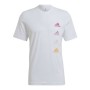 Camisola de Manga Curta Homem Adidas Essentials Gradient Branco | Tienda24 - Global Online Shop Tienda24.eu