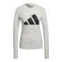 Camisola de Manga Comprida de Mulher Adidas Icons Winners 2.0 Branco | Tienda24 - Global Online Shop Tienda24.eu