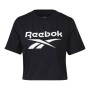 Camisola de Manga Curta Mulher Reebok Cropped Identity Preto de Reebok, Mulher - Ref: S6435084, Preço: 0,00 €, Desconto: %