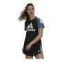 Camiseta de Manga Corta Mujer Adidas Sportswear Colorblock Negro de Adidas, Mujer - Ref: S6435095, Precio: 0,00 €, Descuento: %