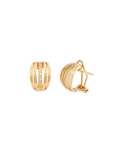 Pendientes Mujer Shabama Lao Latón Bañado en oro Perlas 4 cm | Tienda24 Tienda24.eu