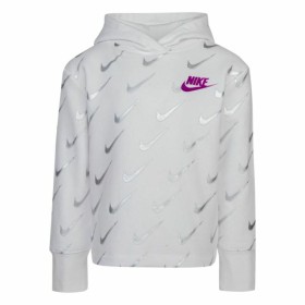 Children’s Sweatshirt Nike Printed Fleeced White by Nike, Girls - Ref: S6435863, Price: 0,00 €, Discount: %