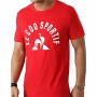 Camisola de Manga Curta Homem Le coq sportif Bat Nº2 Vermelho Homem | Tienda24 - Global Online Shop Tienda24.eu