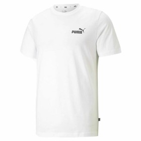 Camisola de Manga Curta Homem Puma Essentials Small Logo Branco de Puma, Homem - Ref: S6436664, Preço: 19,38 €, Desconto: %