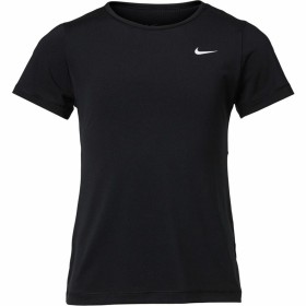 Camiseta de Manga Corta Infantil Nike Pro Negro 92 % Poliéster 8 % Spandex de Nike, Niña - Ref: S6436674, Precio: 0,00 €, Des...