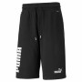 Calças para Adultos Puma Power Colorblock 11" Preto Homem de Puma, Homem - Ref: S6436944, Preço: 28,92 €, Desconto: %