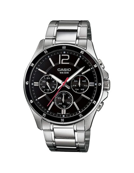 Montre Homme Casio Argenté Noir (Ø 43,5 mm) | Tienda24 Tienda24.eu