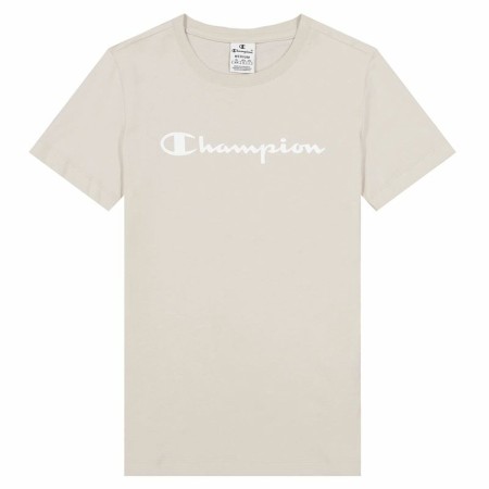 Camiseta de Manga Corta Mujer Champion Big Script Logo Blanco de Champion, Mujer - Ref: S6437408, Precio: 19,94 €, Descuento: %