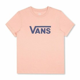 Camiseta de Manga Corta Mujer Vans Drop V SS Crew-B W Peach Salmón de Vans, Mujer - Ref: S6437932, Precio: 0,00 €, Descuento: %