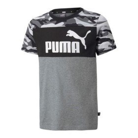 Maglia a Maniche Corte per Bambini Puma Ess Block Nero Arancio | Tienda24 - Global Online Shop Tienda24.eu