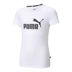 Child's Short Sleeve T-Shirt Puma ESS Logo Tee White by Puma, Girls - Ref: S6438997, Price: 0,00 €, Discount: %