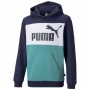 Polar com Capuz Criança Puma Essential Colorblock Azul escuro de Puma, Menino - Ref: S6439877, Preço: 34,01 €, Desconto: %